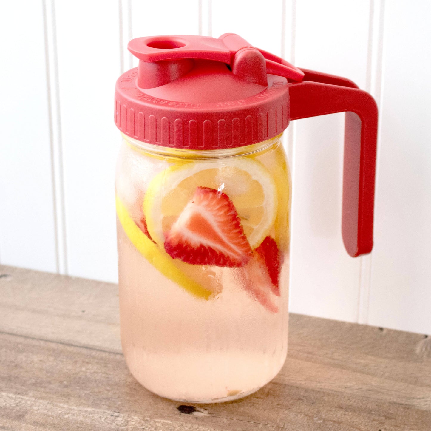 3 Pack Pour & Store Pitcher Lid with Handle for Mason Jars