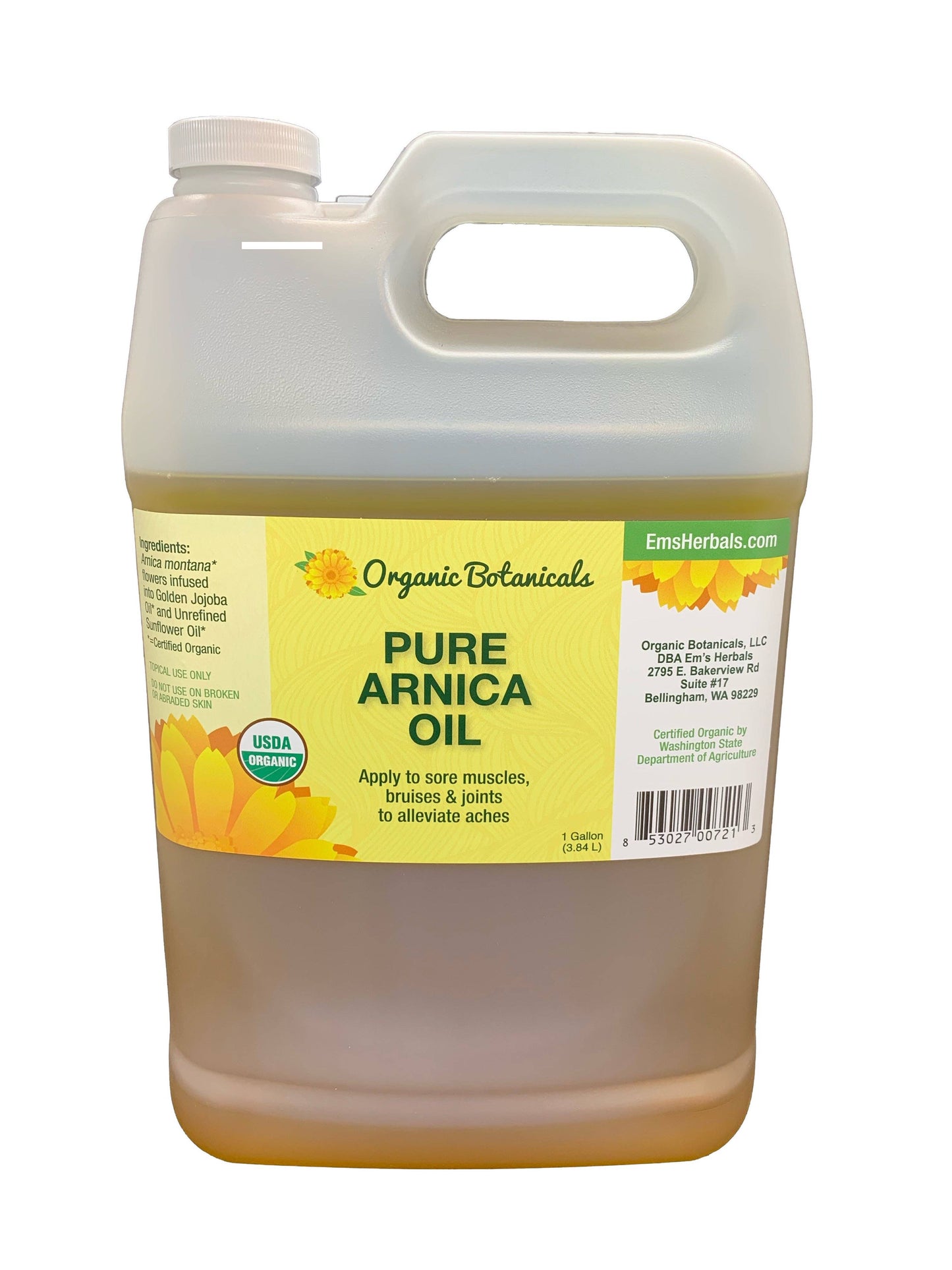 Pure Arnica Infused Oil, Wholesale