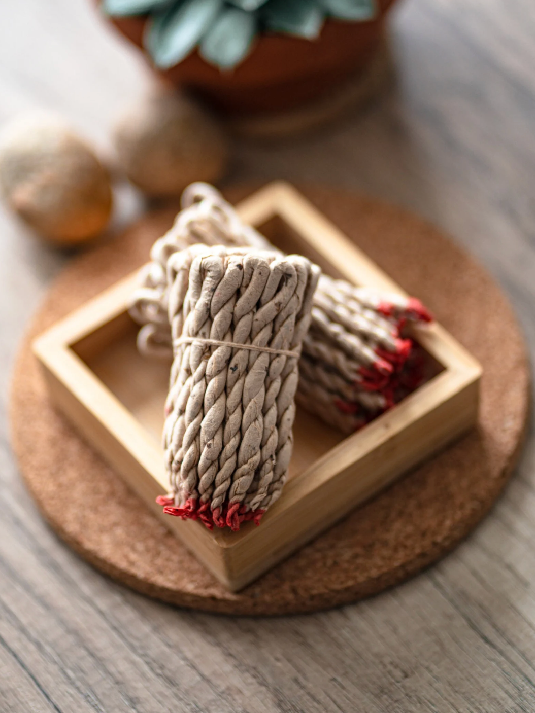 Tibetan Rope Incense, Natural Ayurvedic