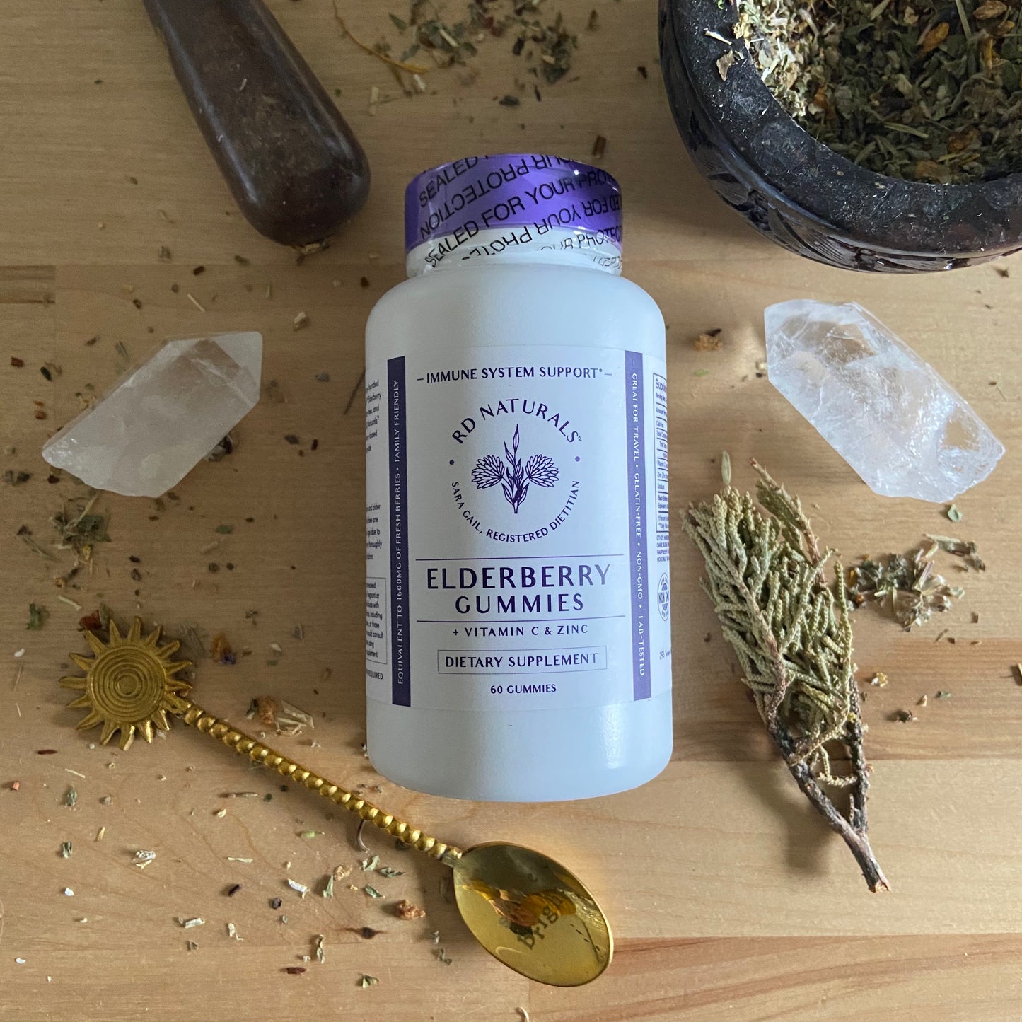 RD Naturals Elderberry Gummies