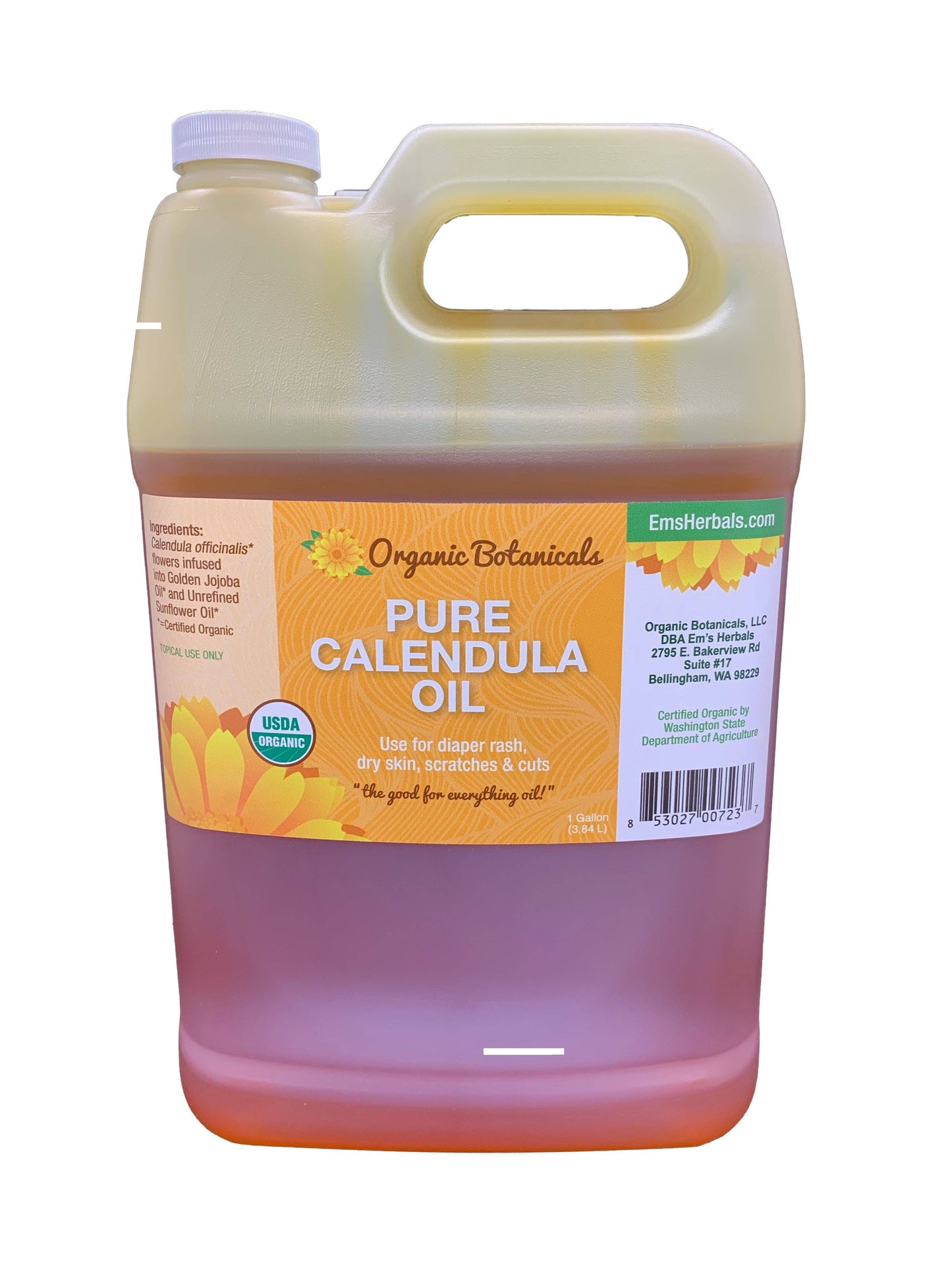 Pure Calendula Infused Oil, Wholesale