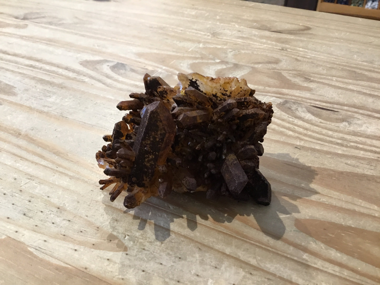 Iron iodized clear quartz