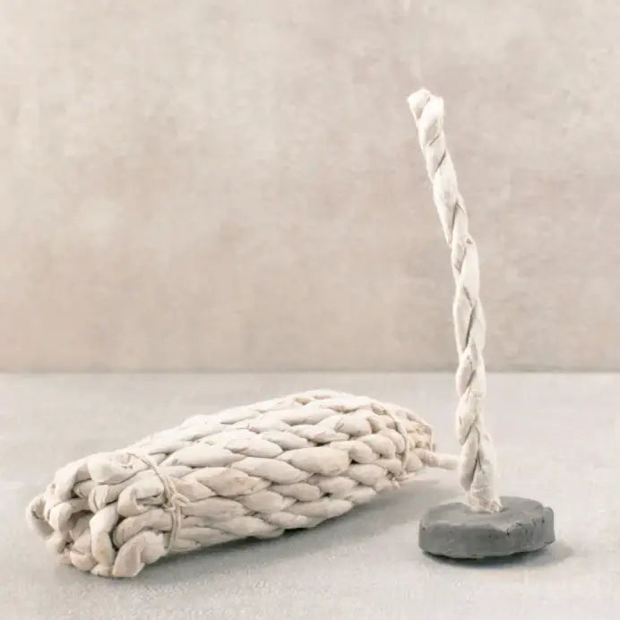 Tibetan Rope Incense with Burner